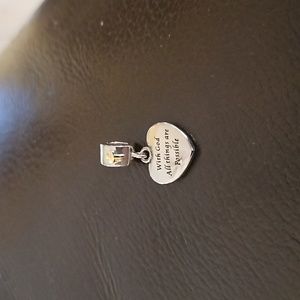 With God all things are possible Pandora charm